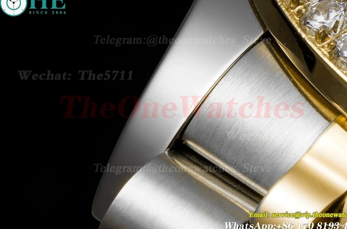 White SS TWS NH05 Dia Datejust 28mm Ladies Dial YG 0415